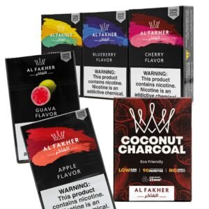 Al Fakher Shisha (Choose any 5 X 50g + Charcoal) Super Pack