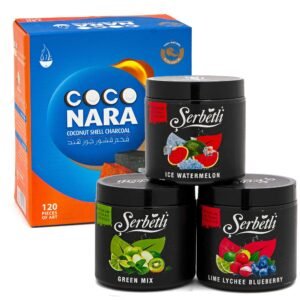 Serbetli 250g x3 + Charcoal Bundle